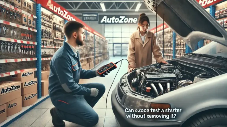 Can AutoZone Test a Starter Without Removing It?