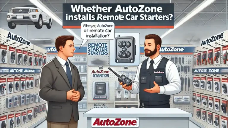 Does AutoZone Install Remote Car Starters?