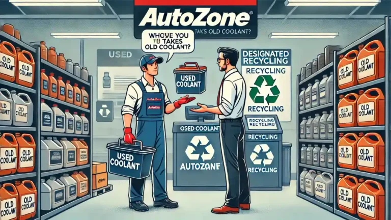 Does AutoZone Take Old Coolant?