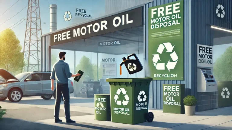 Where to Dispose of Motor Oil for Free