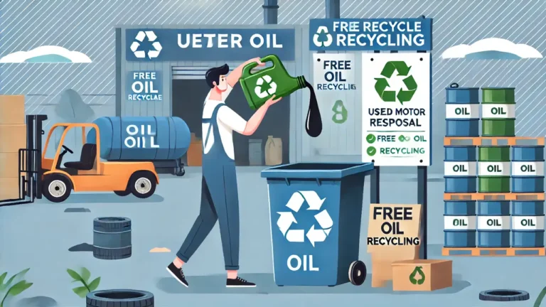 Where to Recycle Oil for Free