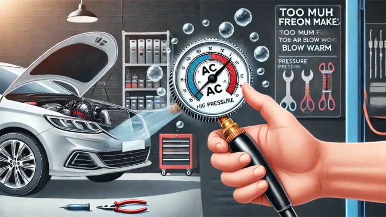 Will Too Much Freon Make the Air Blow Warm?